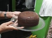 Una foto de brownies sin horno