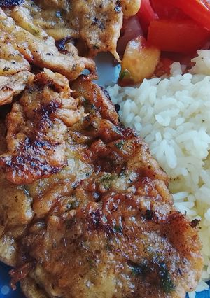 Una foto de Escalope de hígado