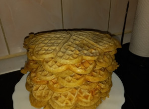 Puha gofritészta recept fotója