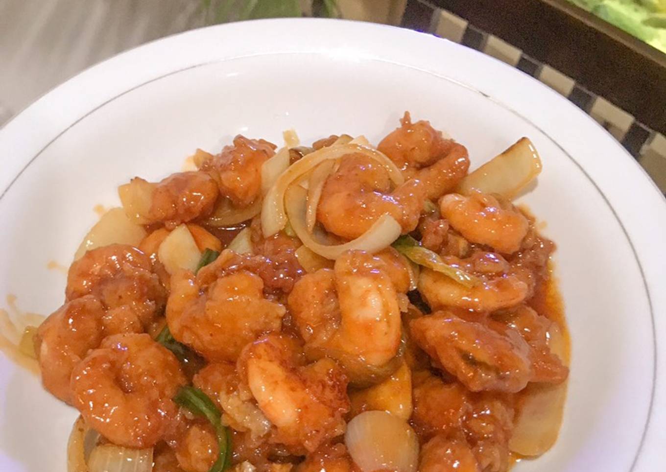 Udang Asam manis