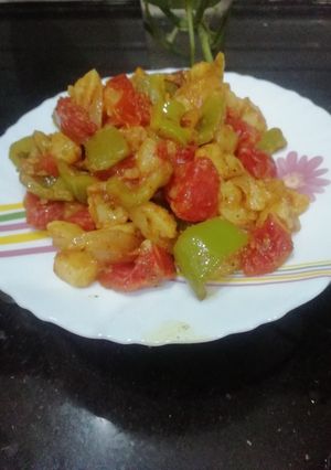 A picture of Tricolour Chilli Potato.