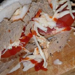 A picture of My style doner kebab🌮🌮🌮.