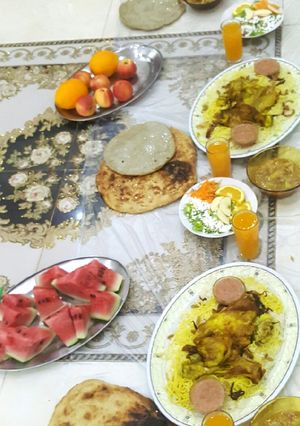 صورة لوصفة مندي اللحم على طريقتي