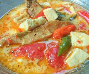 Resep mudah Sayur Orem-orem Tongkol Tahu Lombok Mantul Banget