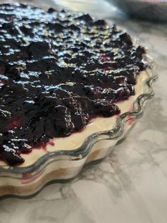 Φωτογραφία της συνταγής Εύκολο και γρήγορο cheesecake χωρίς κρέμα γάλακτος