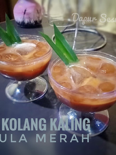 Foto resep Es Kolang Kaling Gula merah