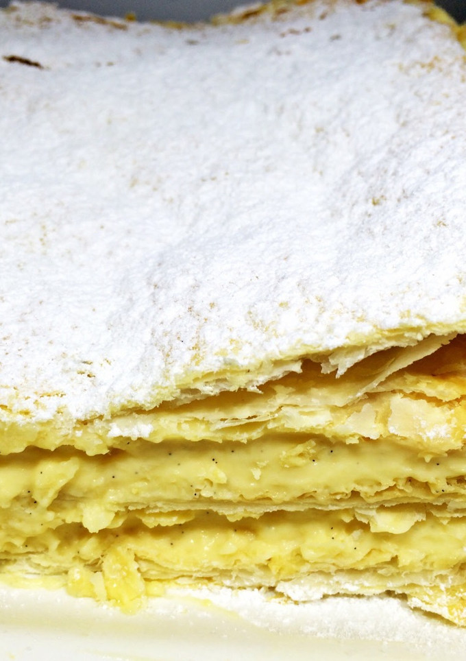 A picture of My Version of Vanilla Slice.