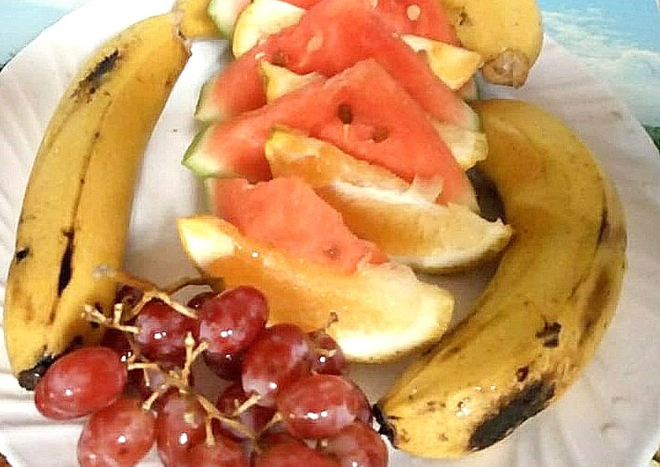 Fruit salad platter