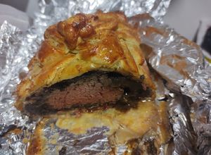 Una foto de Beef Wellington