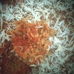 A picture of Carrot jaggery rice.