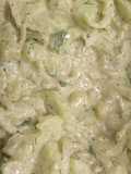 Cucumber salad with alkaline ranch dressing