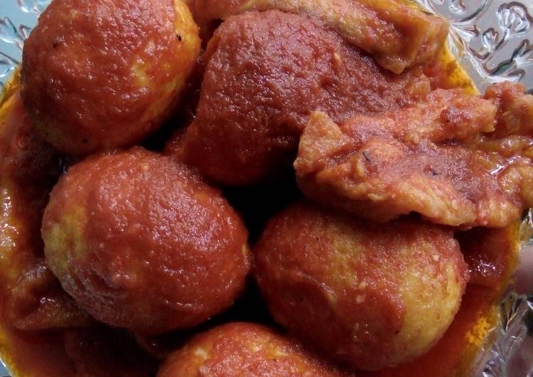 Balado tahu Telor