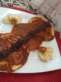 عکسی از دستور پنکیک موز
