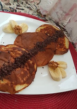 عکسی از دستور پنکیک موز