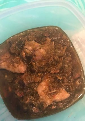 A picture of Ofada Sauce.