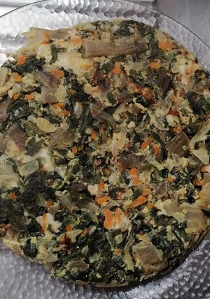 Una foto de Tortilla de acelga