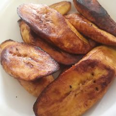 A picture of Unripe Fried plantain.
