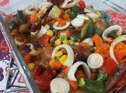 Gambar mixed vegetables panggang