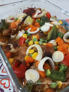 Foto resep Ayam Panggang Sayur (Mix Vegetable)