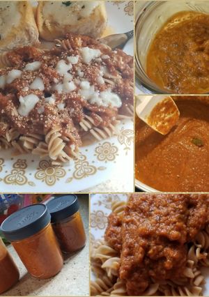 A picture of Oven Roasted Tomato Sauce.