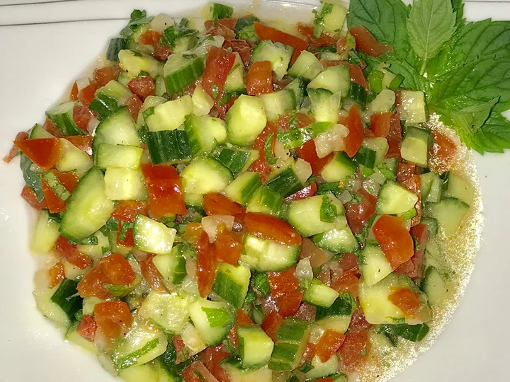 Recipe Moroccan cucumber tomato salad the Awesome  So Delicious