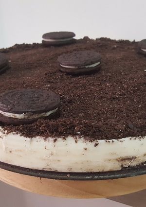 Una foto de Tarta fría de oreo