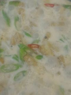 Foto resep Tumis Buncis Tempe Kuah Santan