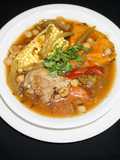 Cazuela de pollo con garbanzos