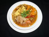 Cazuela de pollo con garbanzos