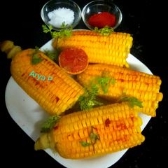 A picture of Boiled corn masala.
