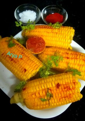 A picture of Boiled corn masala.