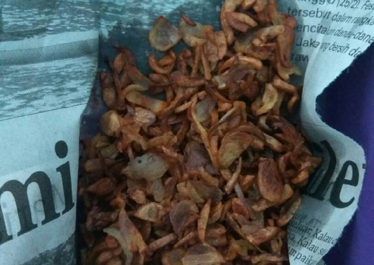Cara Gampang Menyiapkan Bawang Goreng Pelengkap Bubur yang Menggugah Selera