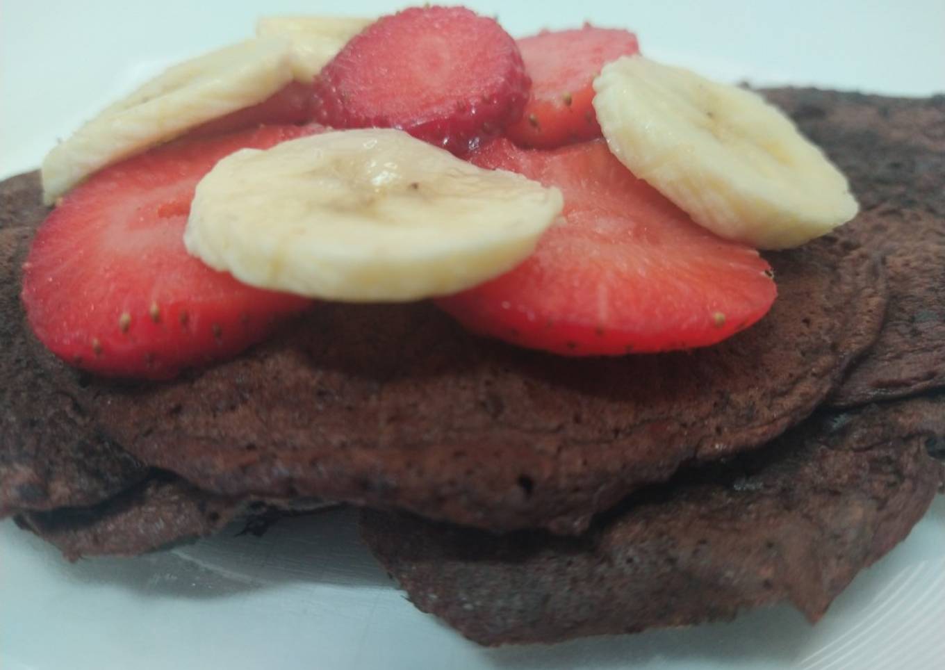 Tortitas fitness de chocolate