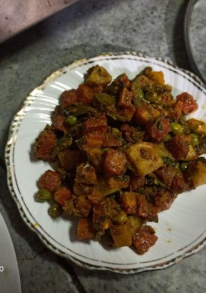 A picture of Dry Mixed Vegetable.