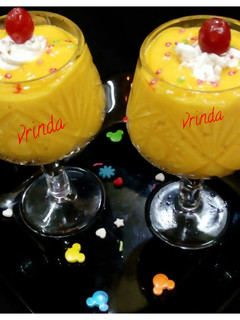 A picture of Mango mousse.