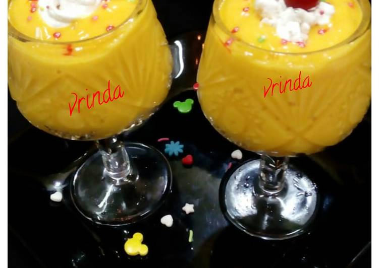 Recipe of Quick Mango mousse