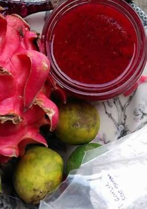 Foto resep Selai buah naga