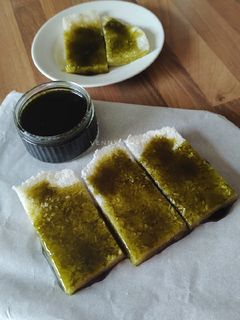 Foto resep Kue Rangi Saus Pandan