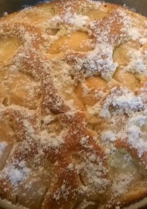 Una foto de Torta de peras