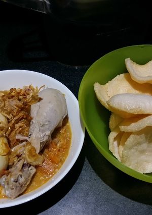 Foto resep Sayur lontong pepaya muda betawi