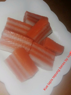 Foto resep Kue lapis tepung beras