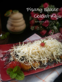 Foto resep Pisang Bakar Coklat Keju