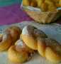 Resep Donat kepang eggless yang Enak