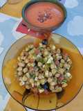 Ensalada fría de garbanzos