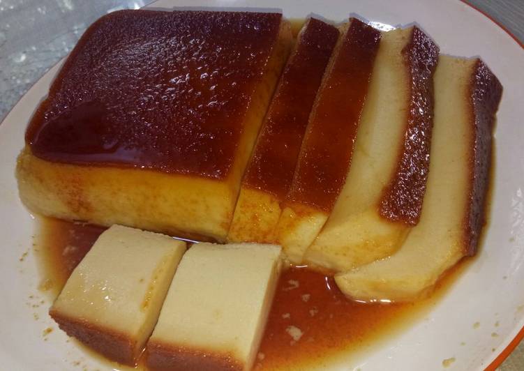 Resepi Puding Roti Caramel #widadmasak yang Sederhan