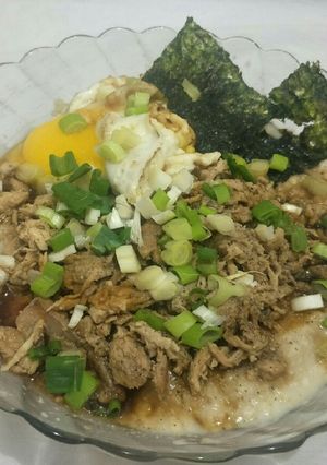 Foto resep Bubur Ayam Oatmeal Super Gampang