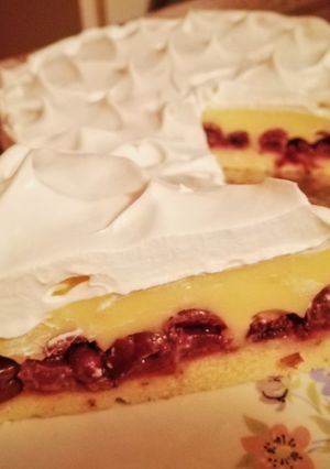Meggyes vanília torta recept fotója