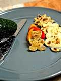 Avocado paratha in cut shape