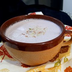 A picture of Badam doodh.