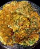 Ngải cứu rán trứng